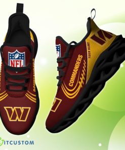 Custom Name Washington Commanders Custom Name Max Soul Shoes For Fan 3 Custom Name Washington Commanders Custom Name Max Soul Shoes For Fan Product Photo 2
