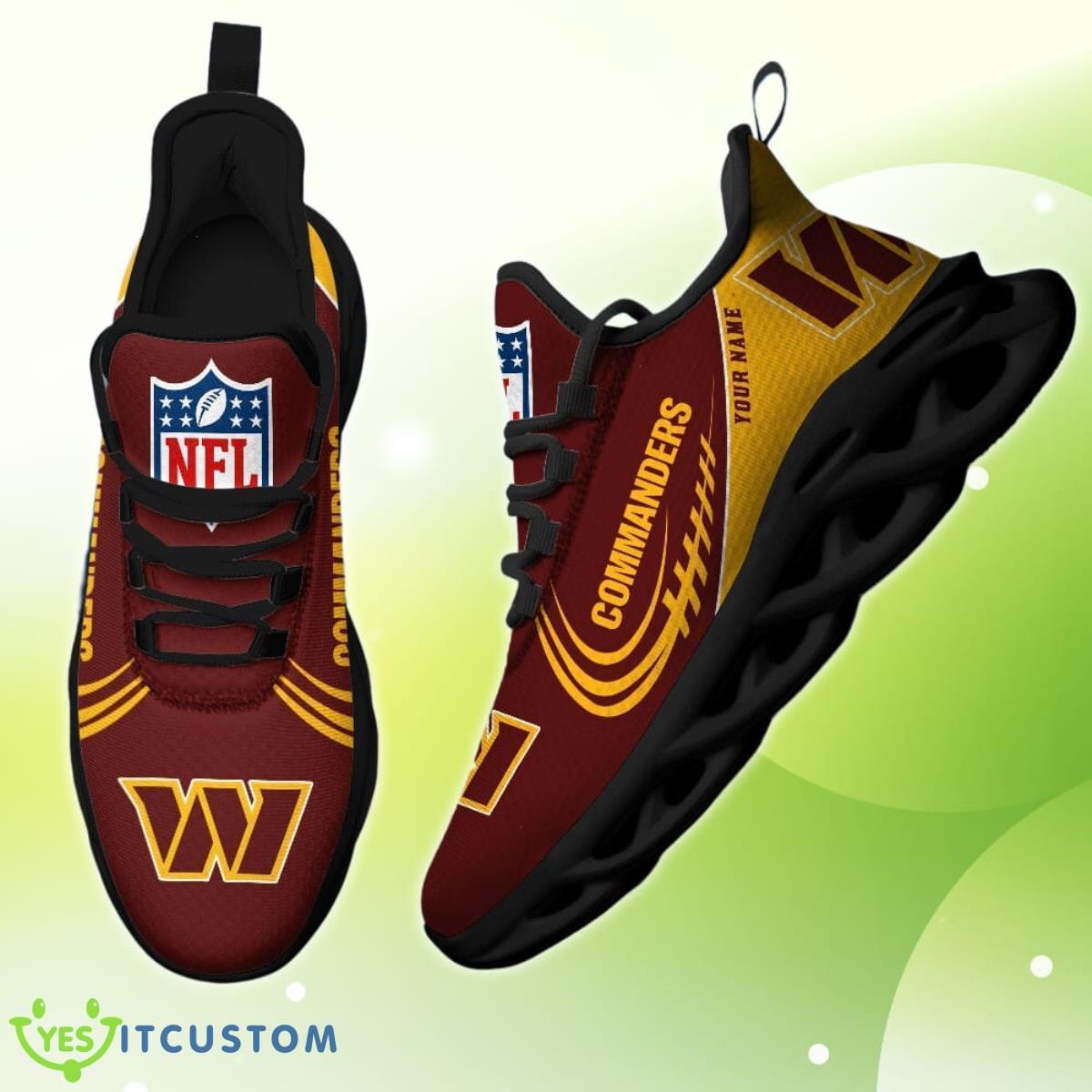 Custom Name Washington Commanders Custom Name Max Soul Shoes For Fan 6 Custom Name Washington Commanders Custom Name Max Soul Shoes For Fan Product Photo 2