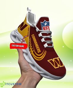 Custom Name Washington Commanders Custom Name Max Soul Shoes For Fan Product Photo 1