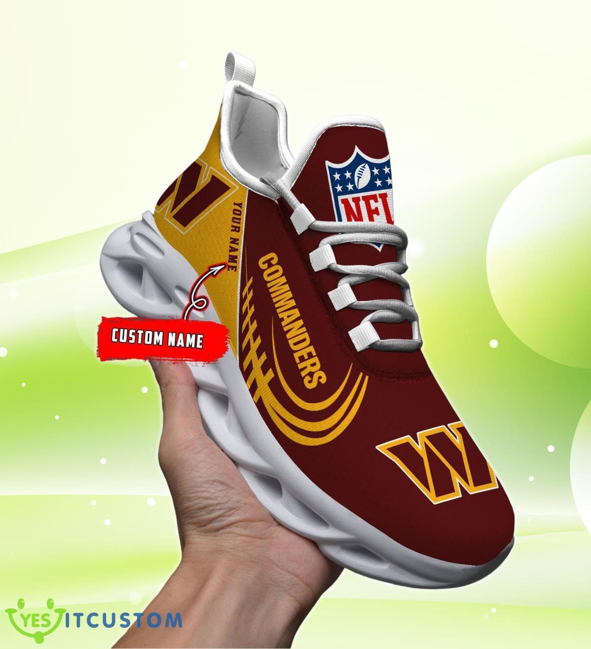 Custom Name Washington Commanders Custom Name Max Soul Shoes For Fan 5 Custom Name Washington Commanders Custom Name Max Soul Shoes For Fan Product Photo 1