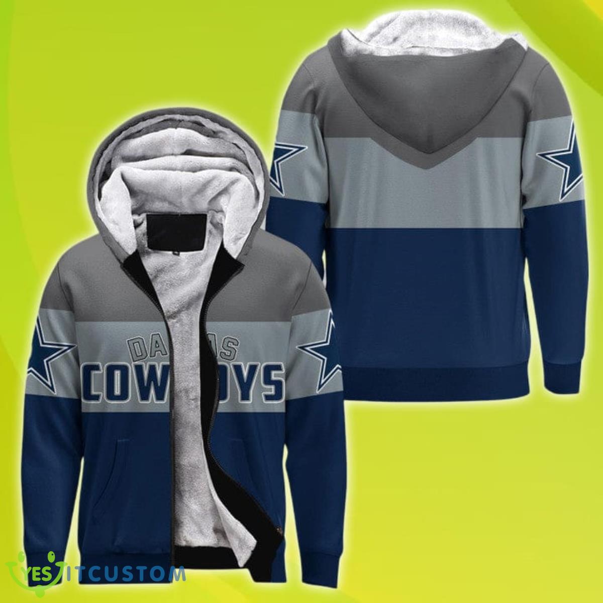 Dallas Cowboys Extreme 3D Fleece Hoodie Jacket Impressive Gift 2 Dallas Cowboys Extreme 3D Fleece Hoodie Jacket Impressive Gift Product Photo 1