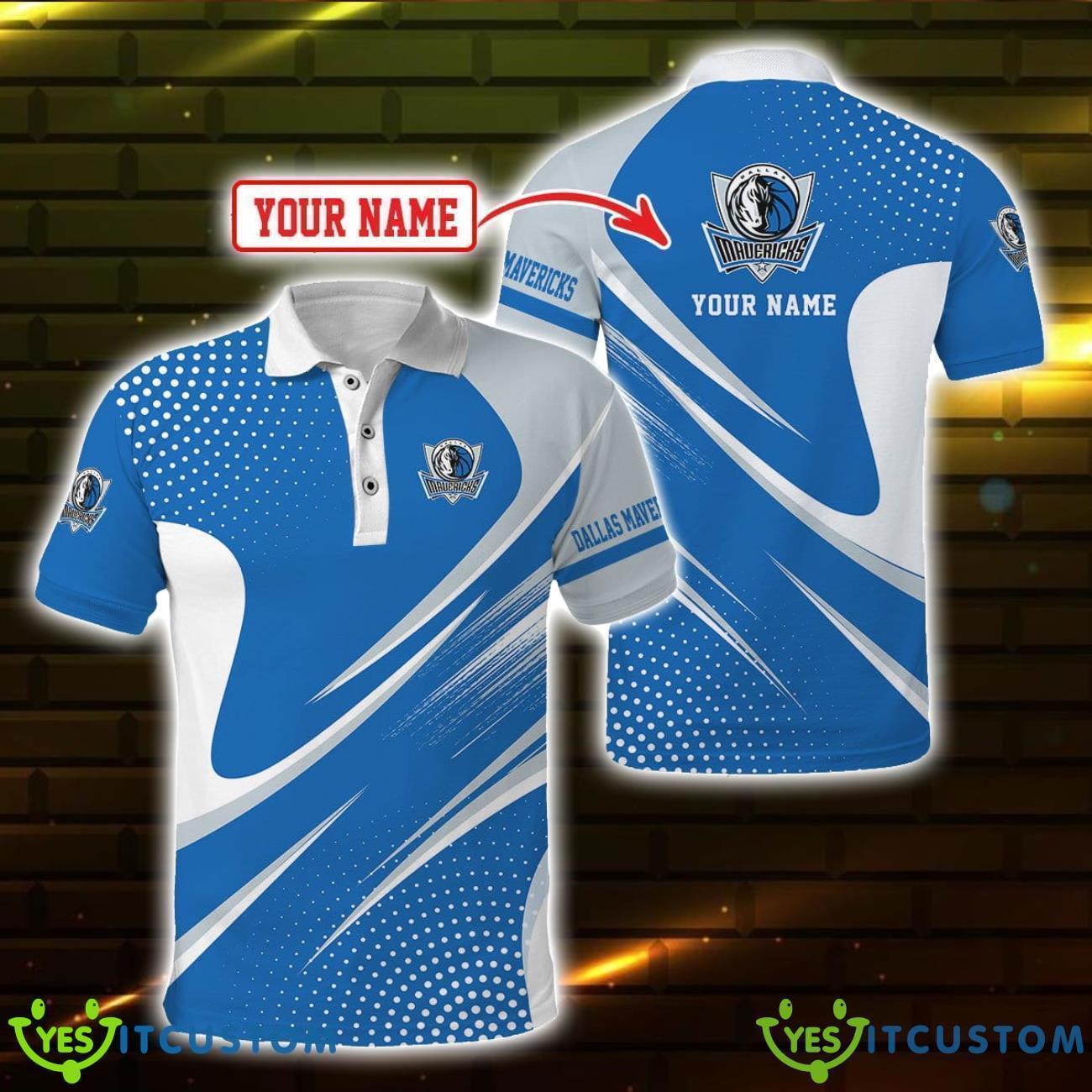 Dallas Mavericks New Design Polo Shirt Custom Name Gift 3 Dallas Mavericks New Design Polo Shirt Custom Name Gift Product Photo 1