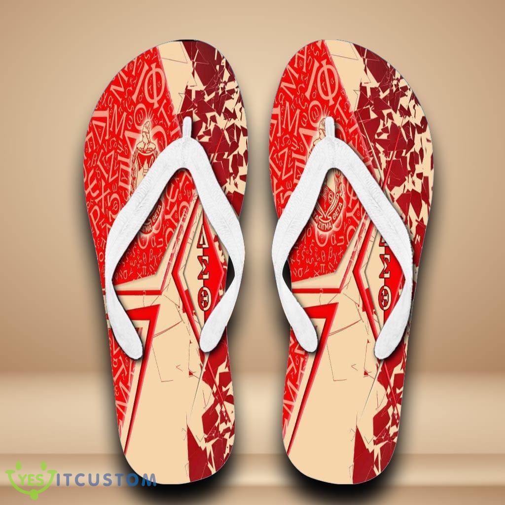 Delta Sigma Theta Legend Flip Flops For Men And Women 3 Delta Sigma Theta Legend Flip Flops For Men And Women Product Photo 1