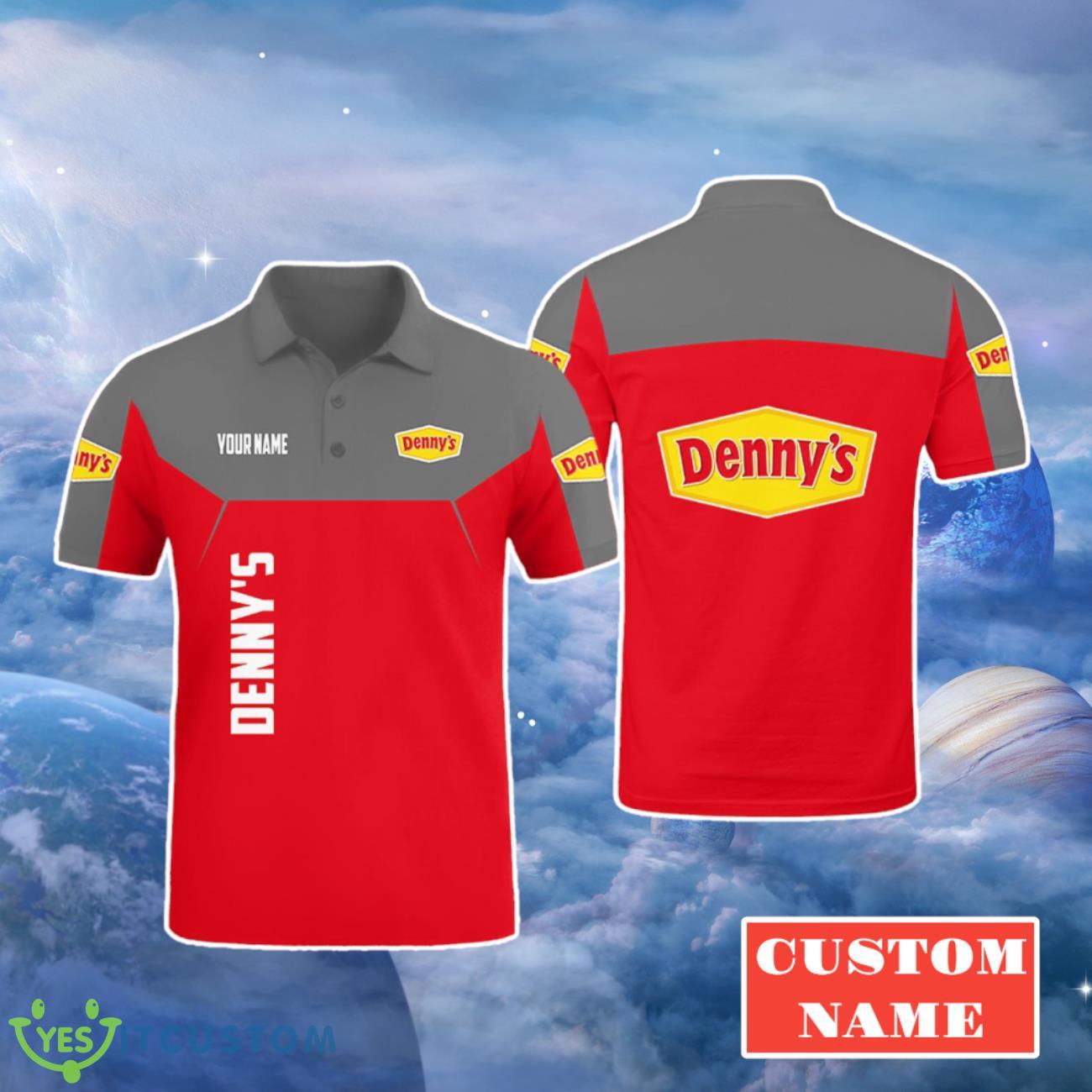 Denny's Personalized 3D Polo Shirt Basic Style For Men Women 3 dennys personalized 3d polo shirt basic style for men women