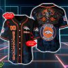 Denver Broncos NFL 3D Baseball Jersey Shirt Designs For Halloween Custom Name And Number Product Photo 1