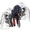 Denver Broncos USA Flag Eagle All Over Printed 3D Hoodie Zip Hoodie For Fans Product Photo 1