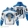 Detroit Lions Sexy Lips Custom Name And Number 3D Hoodie Product Photo 1