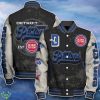 Detroit Pistons Baseball Jacket Unique Design For Fans Product Photo 1