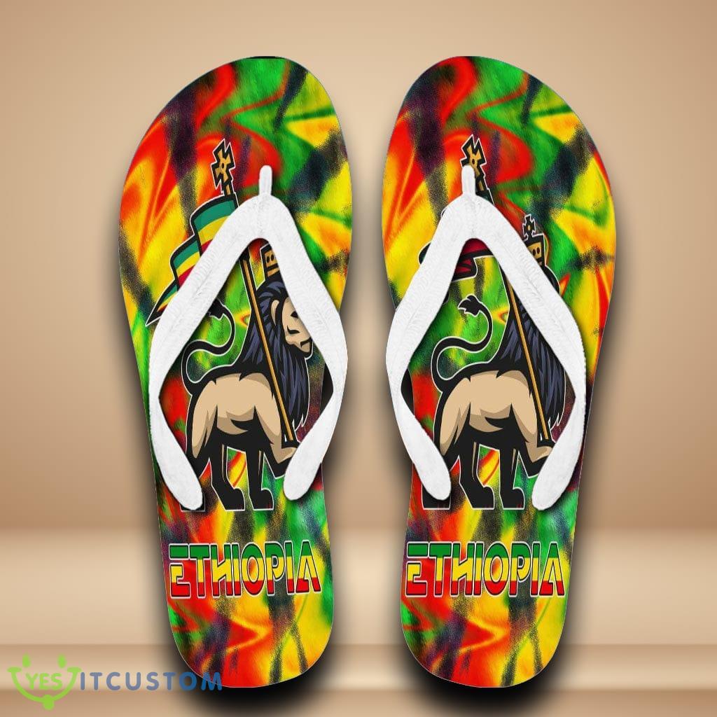 Ethiopia 3D Pattern Flip Flops For Men And Women 3 Ethiopia 3D Pattern Flip Flops For Men And Women Product Photo 1