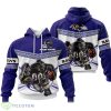 FBaltimore Ravens Mascot Sport Team 3D Hoodie Zip Hoodie Custom Name For Men And Women Product Photo 1