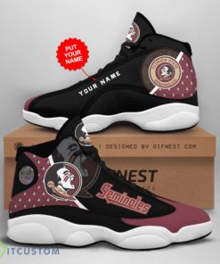 Florida State Seminoles Custom Name Air Jordan 13 Sneakers Sport Season Gift Product Photo 1