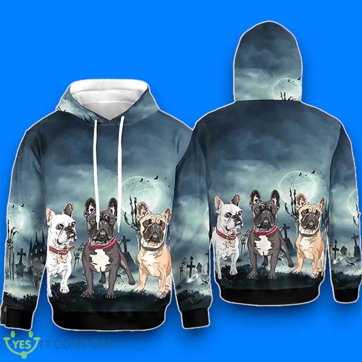 French Bulldog Halloween 3D Hoodie Impressive Gift 2 French Bulldog Halloween 3D Hoodie Impressive Gift Product Photo 1