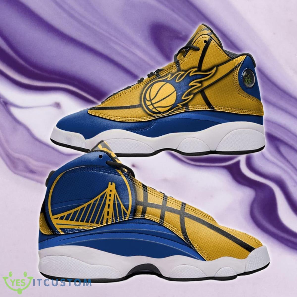 Golden State Warriors Air Jordan 13 Shoes Custom Best Gift 3 Golden State Warriors Air Jordan 13 Shoes Custom Best Gift Product Photo 1
