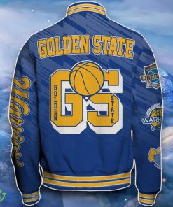 Golden State Warriors Baseball Jacket Distinctive Design For Fans 5 Golden State Warriors Baseball Jacket Distinctive Design For Fans Product Photo 3