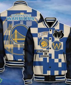 Golden State Warriors Baseball Jacket Impressive Choice For Fans Product Photo 1