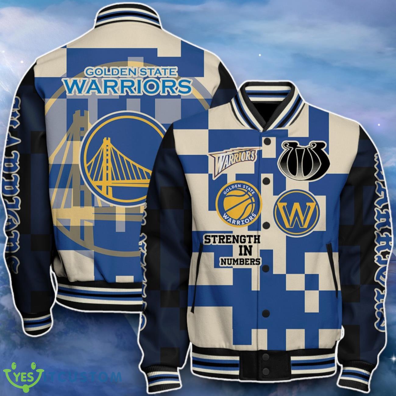 Golden State Warriors Baseball Jacket Impressive Choice For Fans 7 Golden State Warriors Baseball Jacket Impressive Choice For Fans Product Photo 1