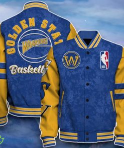 Golden State Warriors Baseball Jacket Impressive Design For Fans Product Photo 1