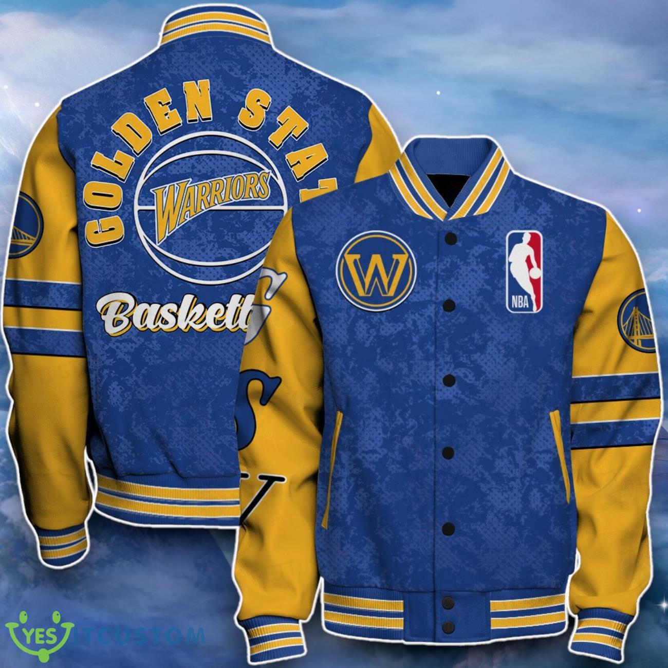 Golden State Warriors Baseball Jacket Impressive Design For Fans 7 Golden State Warriors Baseball Jacket Impressive Design For Fans Product Photo 1
