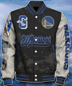 Golden State Warriors Baseball Jacket Unique Design For Fans 4 Golden State Warriors Baseball Jacket Unique Design For Fans Product Photo 2