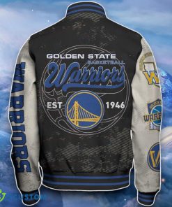Golden State Warriors Baseball Jacket Unique Design For Fans 5 Golden State Warriors Baseball Jacket Unique Design For Fans Product Photo 3