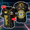 Green Bay Packers NFL 3D Baseball Jersey Shirt Designs For Halloween Custom Name And Number Product Photo 1
