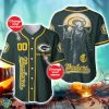 Green Bay Packers NFL 3D Personalized Name Halloween Baseball Jersey Shirt Product Photo 1