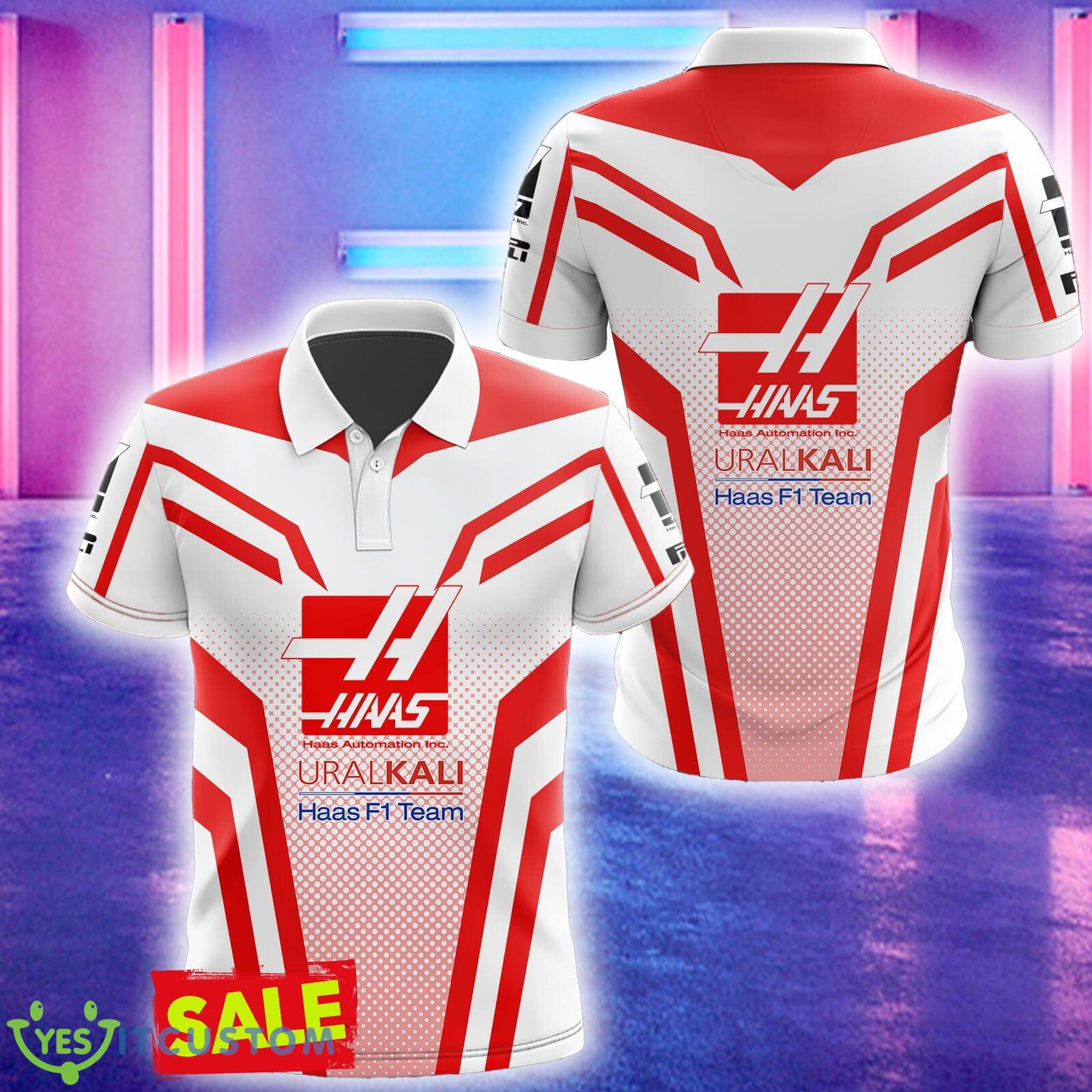 Haas F1 Team Paradise 3D Polo Shirt Golf Gift For Fans 3 Haas F1 Team Paradise 3D Polo Shirt Golf Gift For Fans - Haas F1 Team Paradise 3D Polo Shirt Golf Gift For Fans