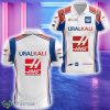 Haas F1 Team Print 3D Polo Shirt Golf Gift For Fans - Haas F1 Team Print 3D Polo Shirt Golf Gift For Fans