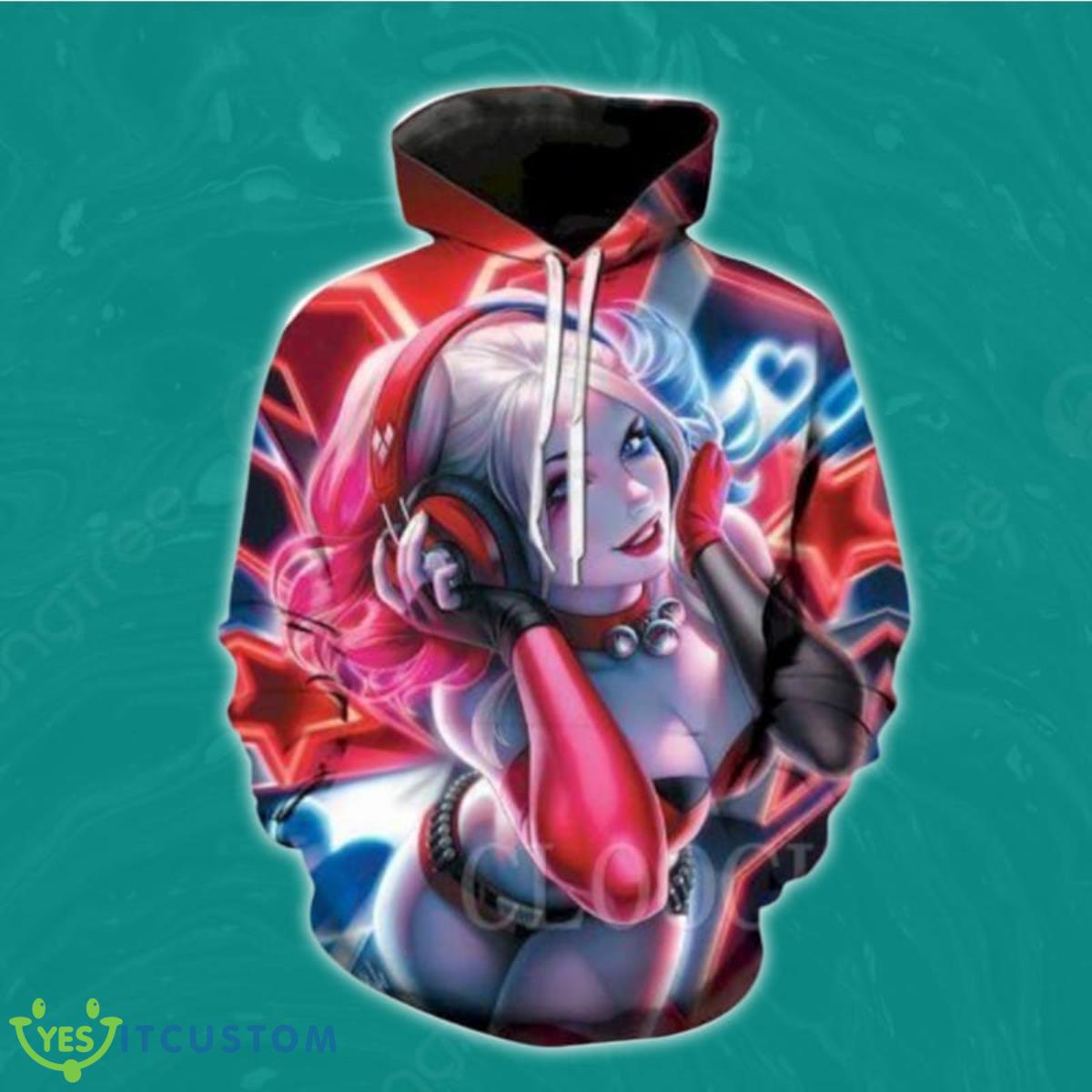 Harley Quinn 3D Hoodie Style Gift For Men And Women 2 Harley Quinn 3D Hoodie Style Gift For Men And Women Product Photo 1