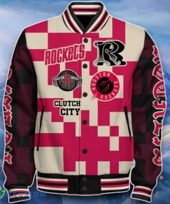 Houston Rockets Baseball Jacket Impressive Choice For Fans 4 Houston Rockets Baseball Jacket Impressive Choice For Fans Product Photo 2