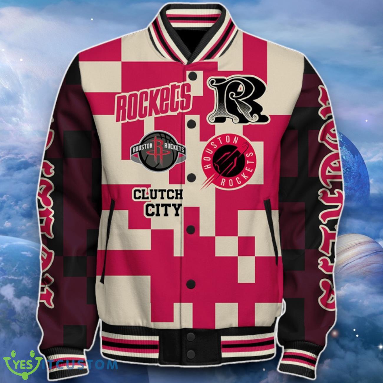 Houston Rockets Baseball Jacket Impressive Choice For Fans 8 Houston Rockets Baseball Jacket Impressive Choice For Fans Product Photo 2