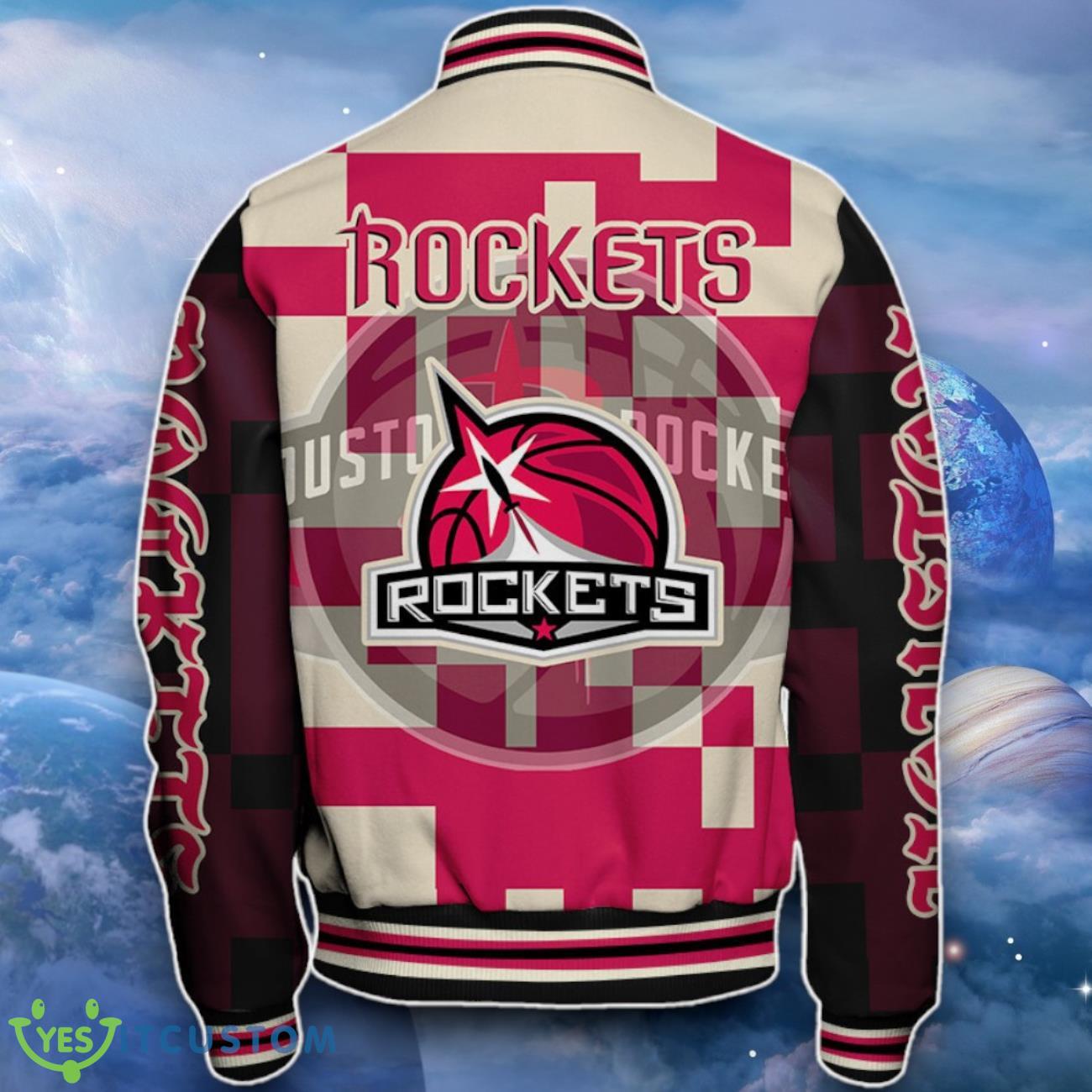 Houston Rockets Baseball Jacket Impressive Choice For Fans 3 Houston Rockets Baseball Jacket Impressive Choice For Fans Product Photo 3