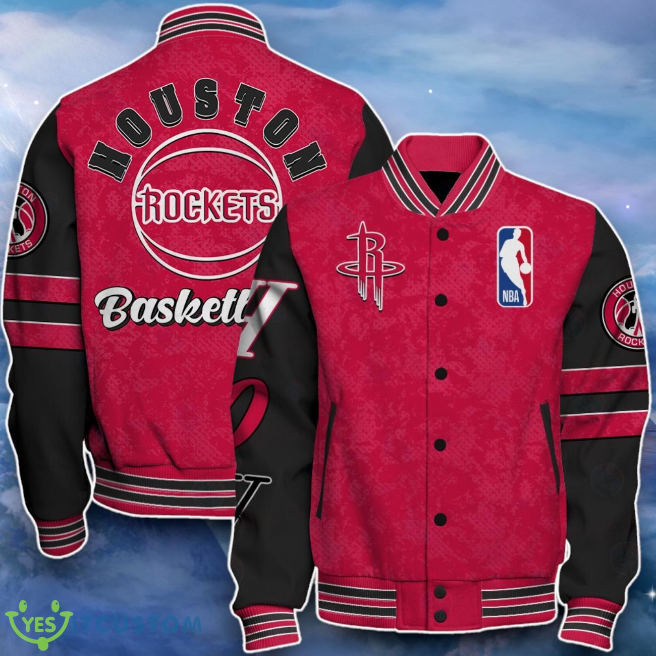 Houston Rockets Baseball Jacket Impressive Design For Fans 7 Houston Rockets Baseball Jacket Impressive Design For Fans Product Photo 1