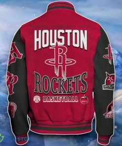 Houston Rockets Baseball Jacket Perfect Choice For Fans 5 Houston Rockets Baseball Jacket Perfect Choice For Fans Product Photo 3