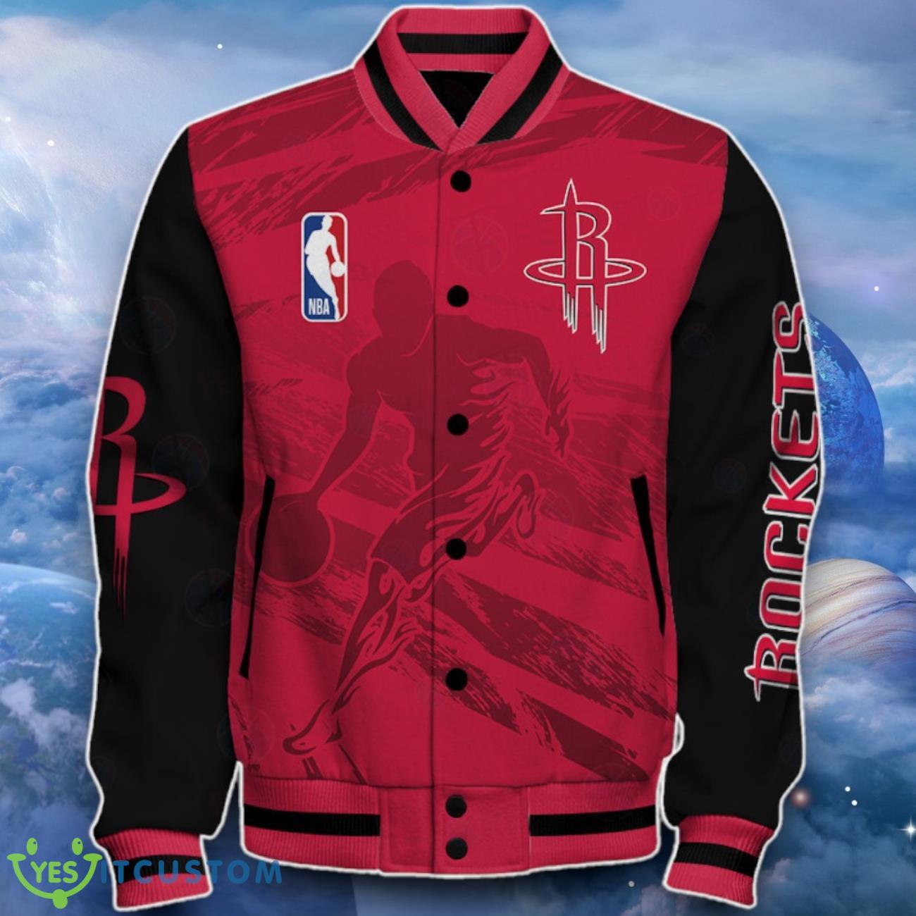 Houston Rockets Baseball Jacket Remarkable Gift For Fans 8 Houston Rockets Baseball Jacket Remarkable Gift For Fans Product Photo 2