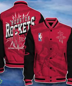 Houston Rockets Baseball Jacket Remarkable Gift For Fans Product Photo 1