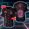Houston Texans NFL 3D Baseball Jersey Shirt Designs For Halloween Custom Name And Number Product Photo 1
