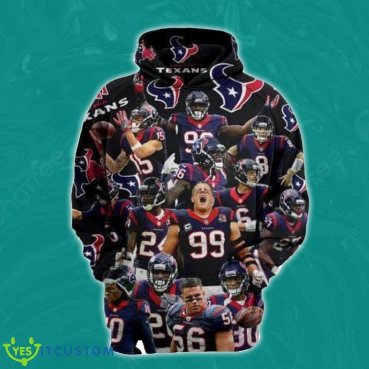 Houston Texans Unique Team And Pered Custom 3D Hoodie Style Gift For Men And Women 2 Houston Texans Unique Team And Pered Custom 3D Hoodie Style Gift For Men And Women Product Photo 1