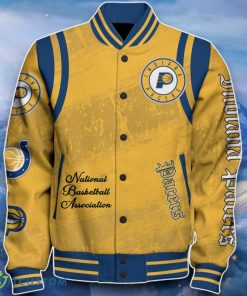 Indiana Pacers Baseball Jacket Remarkable Design For Fans 4 Indiana Pacers Baseball Jacket Remarkable Design For Fans Product Photo 2
