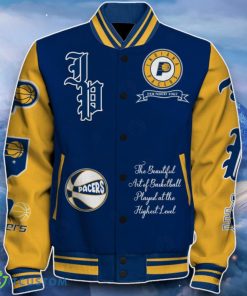 Indiana Pacers Baseball Jacket Remarkable Gift For Fans 4 Indiana Pacers Baseball Jacket Remarkable Gift For Fans Product Photo 2