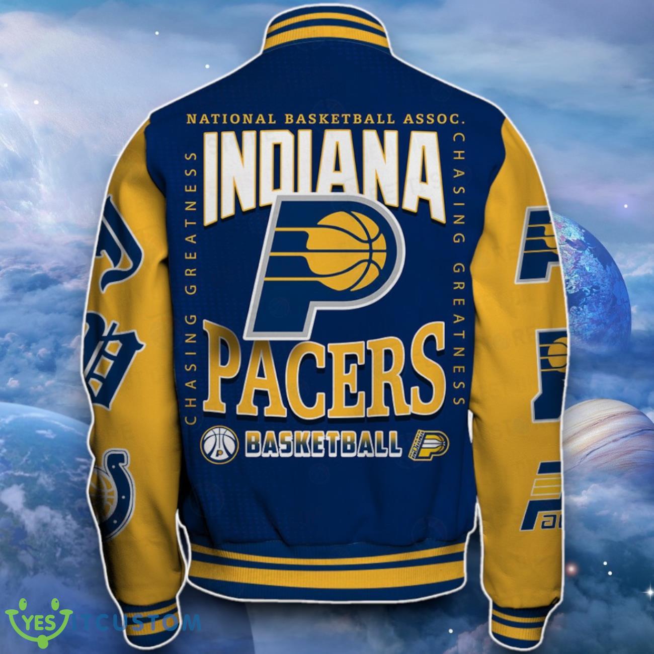 Indiana Pacers Baseball Jacket Remarkable Gift For Fans 3 Indiana Pacers Baseball Jacket Remarkable Gift For Fans Product Photo 3