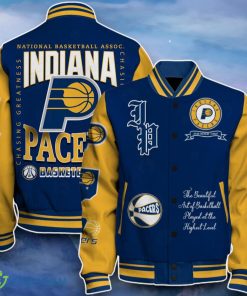 Indiana Pacers Baseball Jacket Remarkable Gift For Fans Product Photo 1