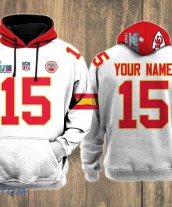 Kansas City Chiefs Teams 3D Hoodie Style Gift Custom Name And Number Product Photo 2