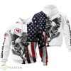 Kansas City Chiefs USA Flag Eagle All Over Printed 3D Hoodie Zip Hoodie For Fans Product Photo 1