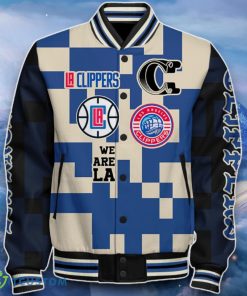 Los Angeles Clippers Baseball Jacket Impressive Choice For Fans 4 Los Angeles Clippers Baseball Jacket Impressive Choice For Fans Product Photo 2