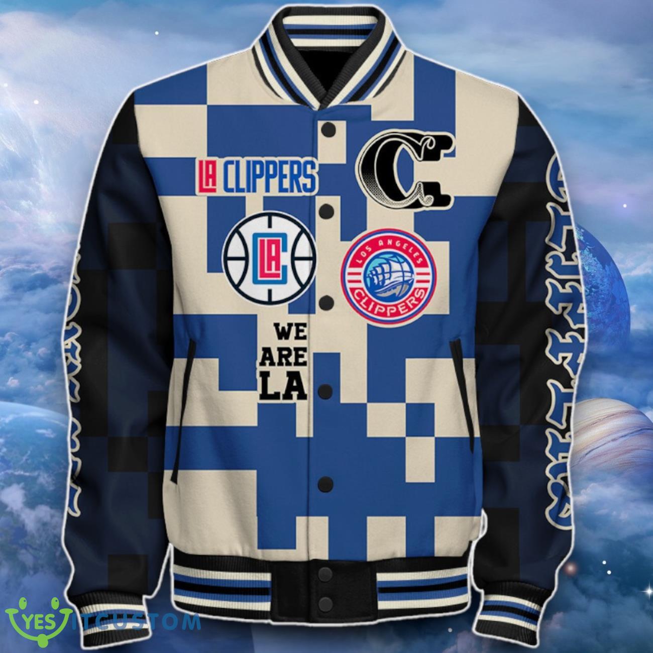 Los Angeles Clippers Baseball Jacket Impressive Choice For Fans 8 Los Angeles Clippers Baseball Jacket Impressive Choice For Fans Product Photo 2