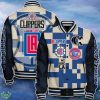 Los Angeles Clippers Baseball Jacket Impressive Choice For Fans Product Photo 1