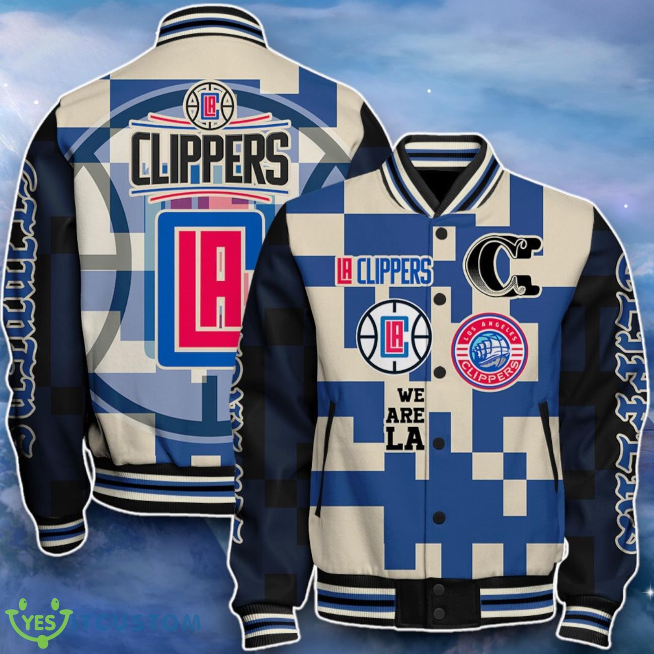 Los Angeles Clippers Baseball Jacket Impressive Choice For Fans 7 Los Angeles Clippers Baseball Jacket Impressive Choice For Fans Product Photo 1