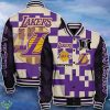 Los Angeles Lakers Baseball Jacket Impressive Choice For Fans Product Photo 1