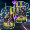 Los Angeles Rams NFL 3D Baseball Jersey Shirt Custom Name And Number Mascot Player For Fans Product Photo 1